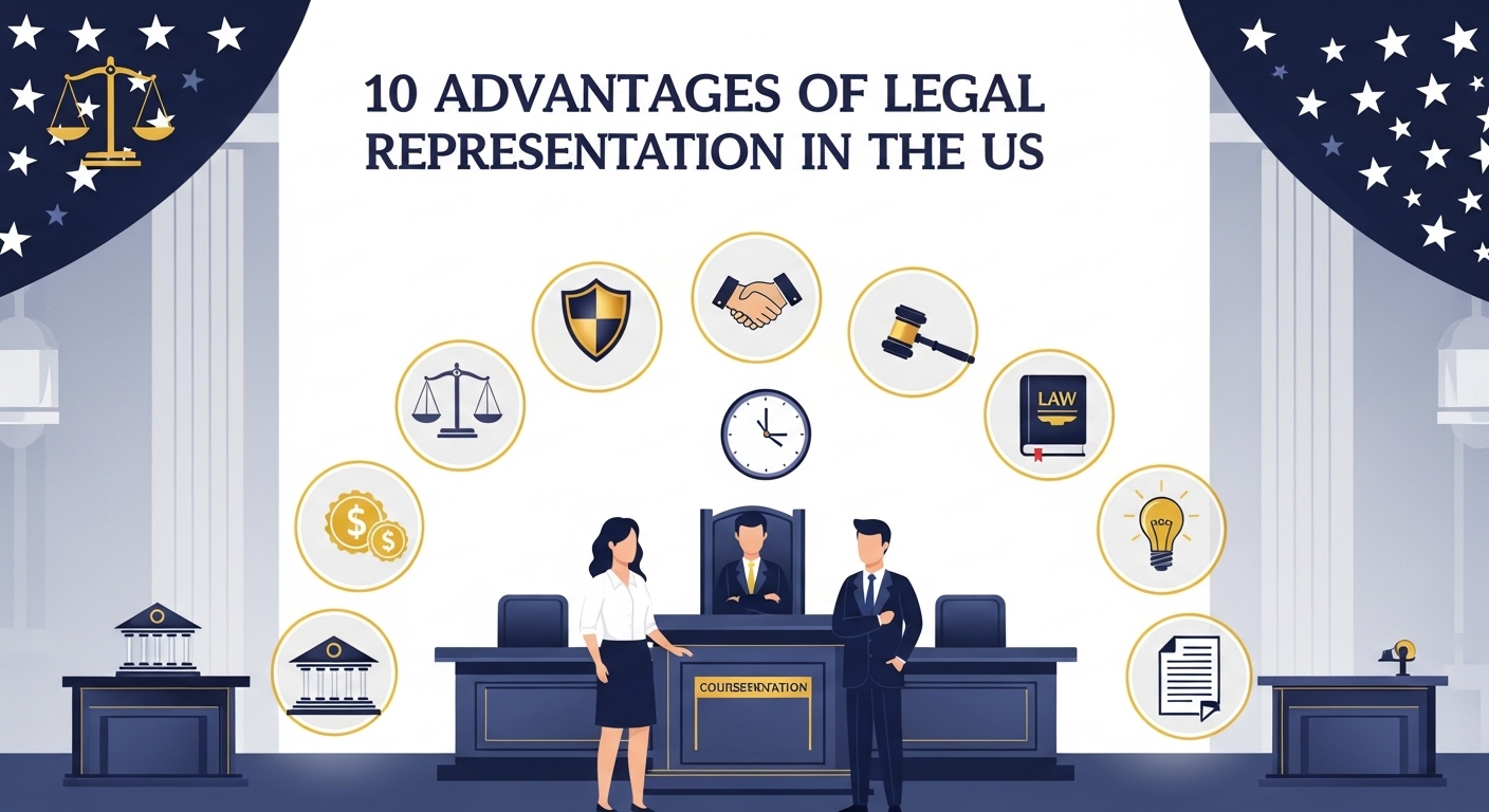 10 Advantages of Legal Representation in the US