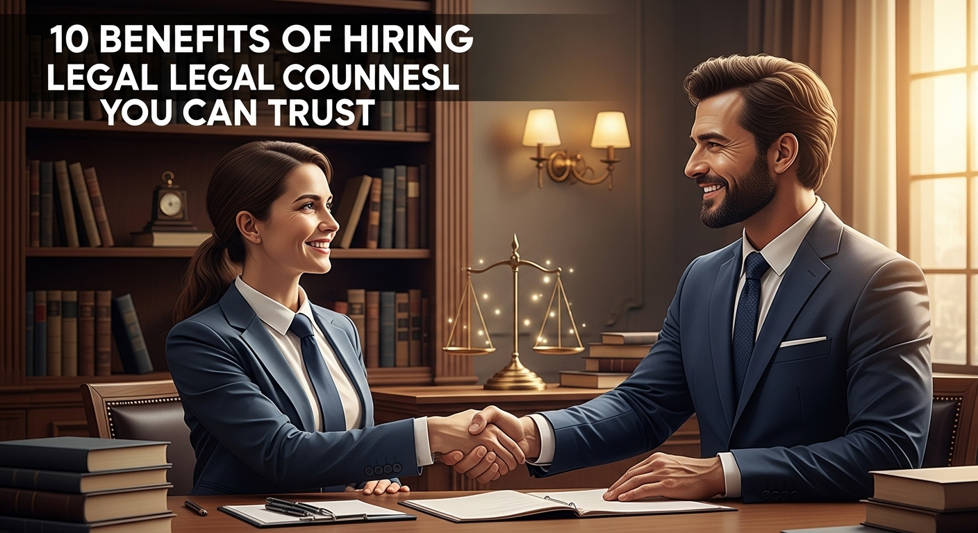 10 Benefits of Hiring Legal Counsel You Can Trust