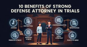 10 Benefits of Strong Defense Attorneys in Trials