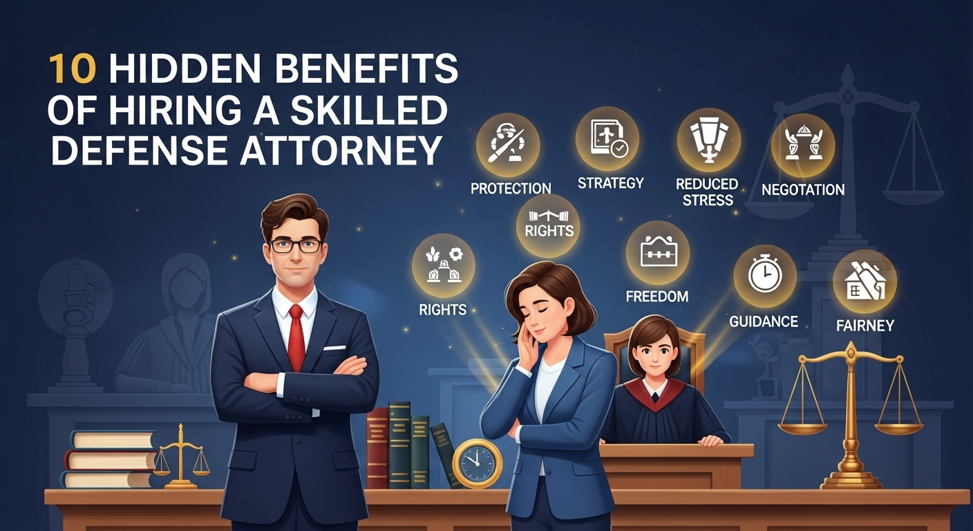 10 Hidden Benefits of Hiring a Skilled Defense Attorney