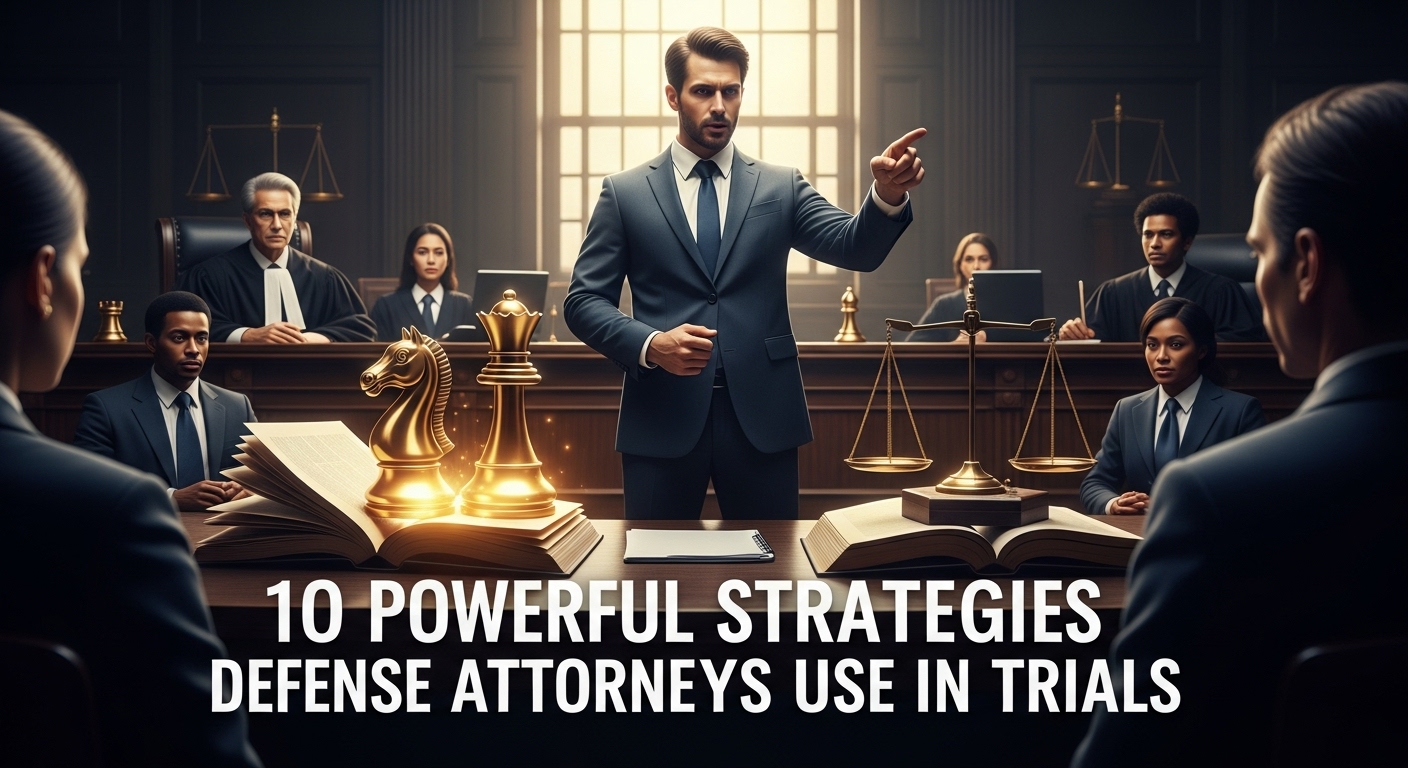 10 Powerful Strategies Defense Attorneys Use in Trials