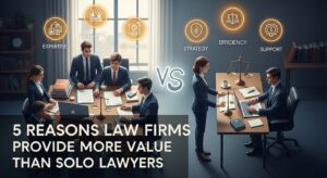5 Reasons Law Firms Provide More Value Than Solo Lawyers