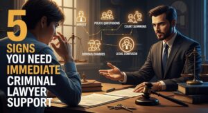 5 Signs You Need Immediate Criminal Lawyer Support