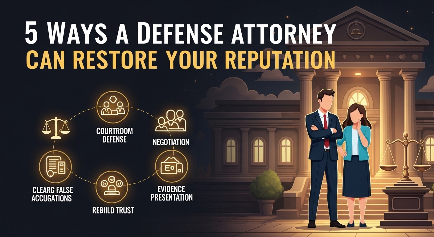 5 Ways a Defense Attorney Can Restore Your Reputation