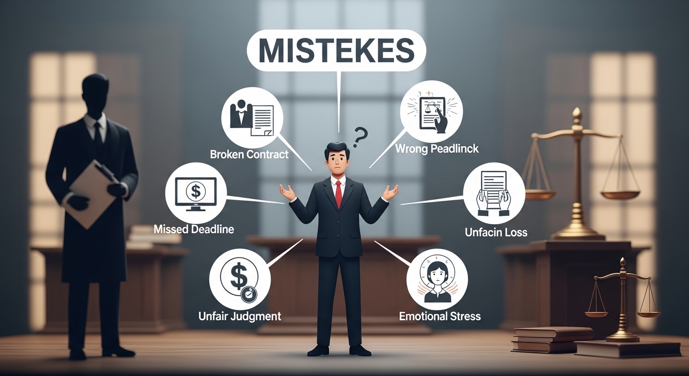 6 Common Mistakes People Make Without Legal Counsel
