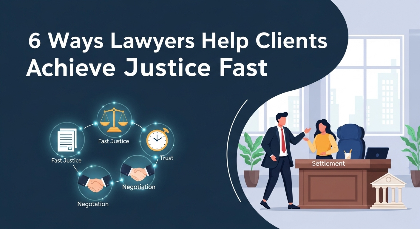 6 Ways Lawyers Help Clients Achieve Justice Fast