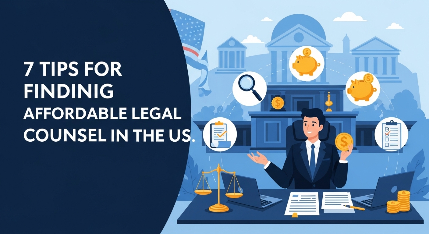 7 Tips for Finding Affordable Legal Counsel in the US