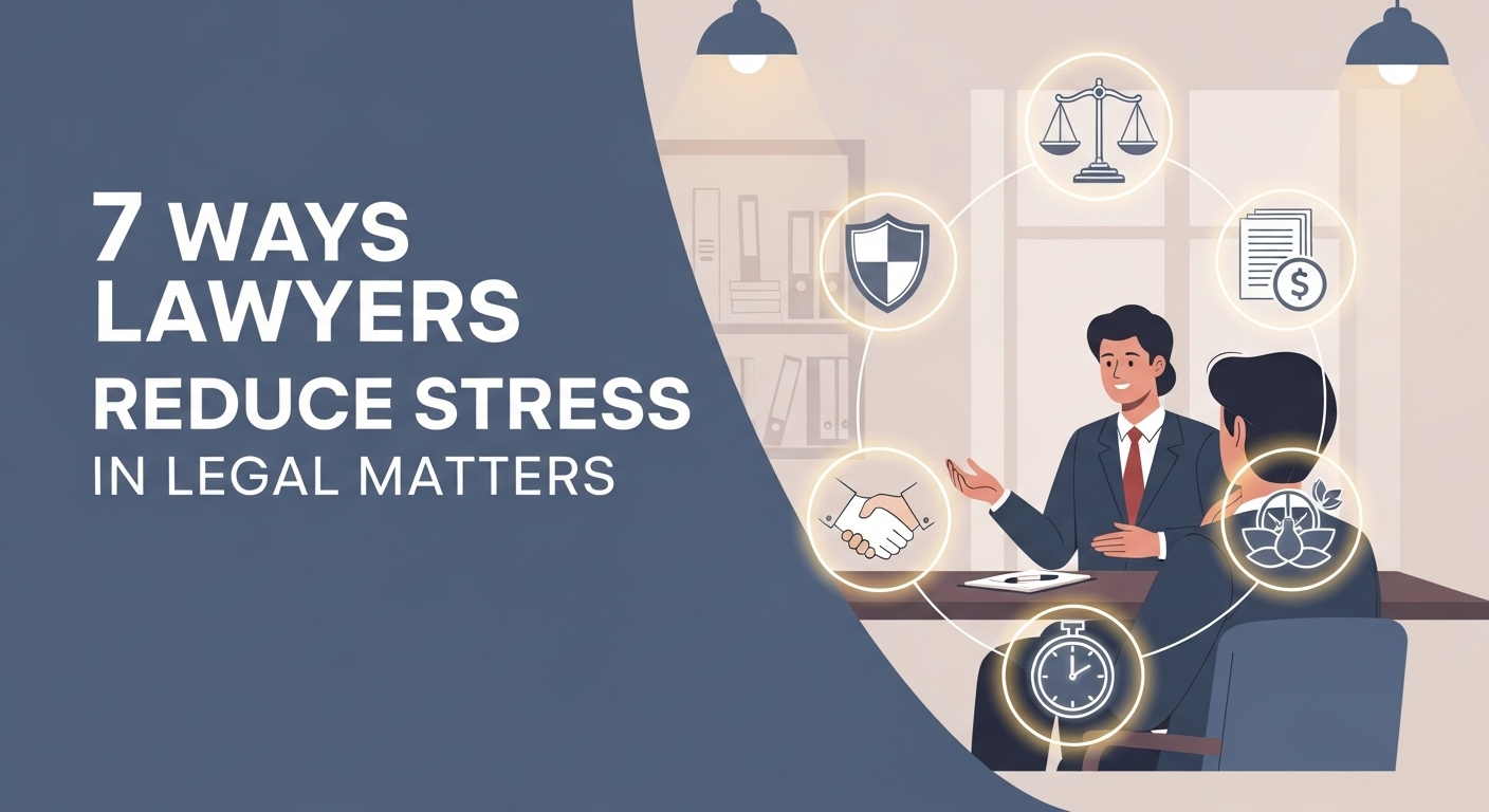 7 Ways Lawyers Reduce Stress in Legal Matters