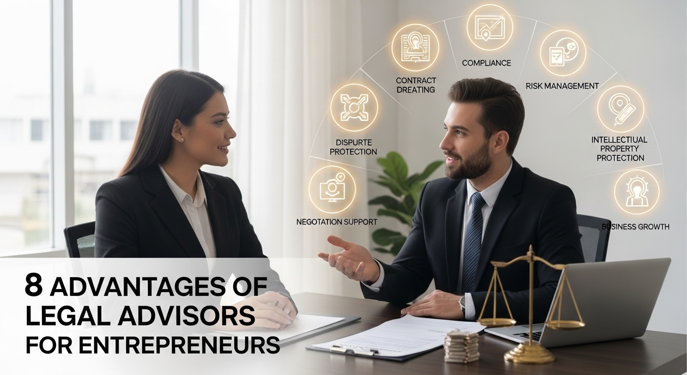 8 Advantages of Legal Advisors for Entrepreneurs