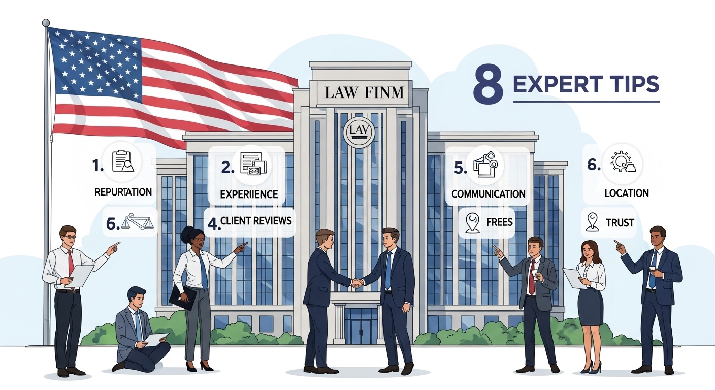 8 Expert Tips for Finding the Right Law Firm in the US