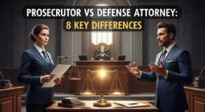Prosecutor vs Defense Attorney: 8 Key Differences